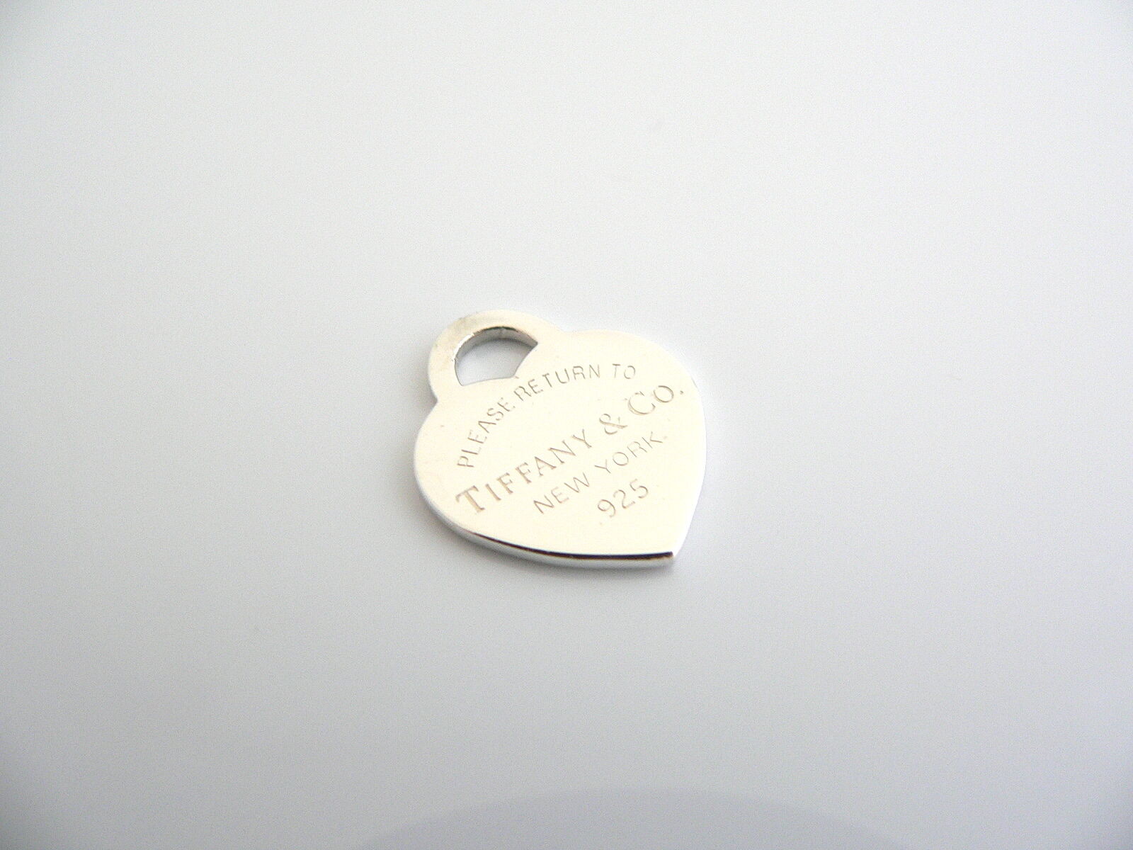 Tiffany & Co Return to Silver Heart Charm Pendant 4 Necklace Bracelet Gift Love