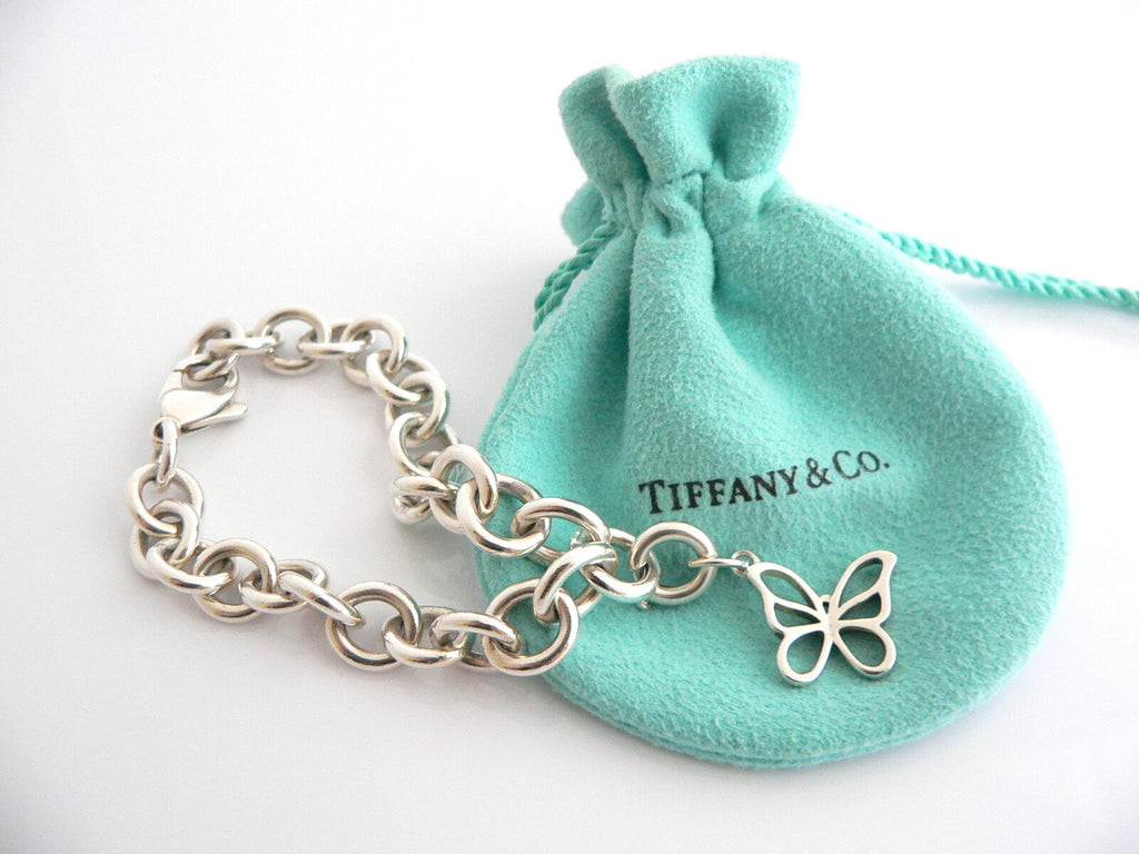 Bracelet with butterfly charm hot sale