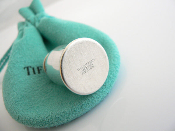 Tiffany & Co Milk Can Pill Box Case Trinket Container Silver Love Gift Pouch Art