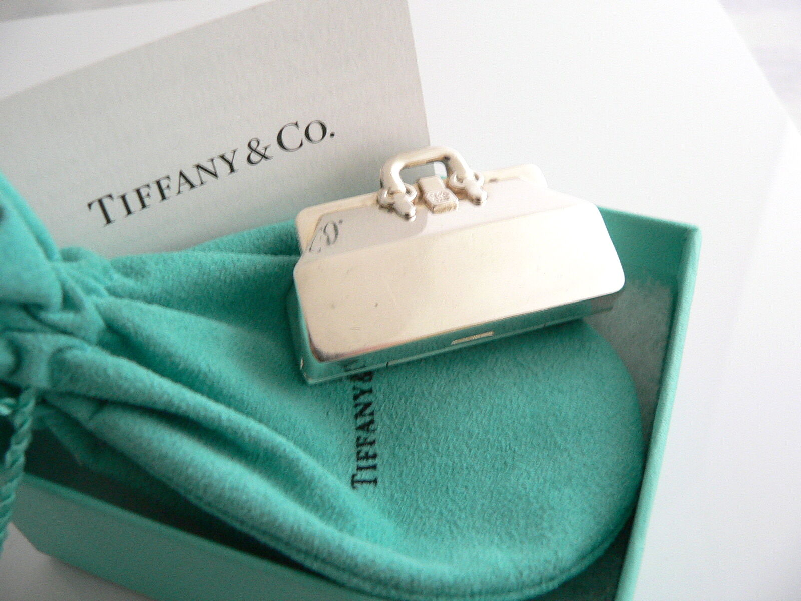 Tiffany and Co Chinese Take Out Pill Box Case Container Rare 