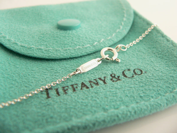 Tiffany & Co Silver Triple Stars Necklace Pendant 17.6 inch Chain Gift Pouch