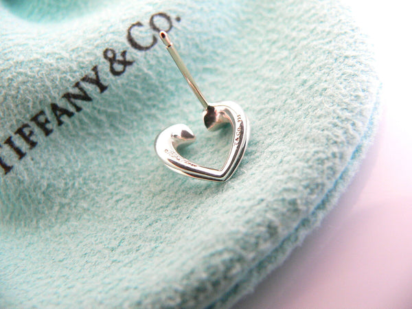 Tiffany & Co Silver Picasso Tenderness Heart Hearts Earrings Studs Gift Love