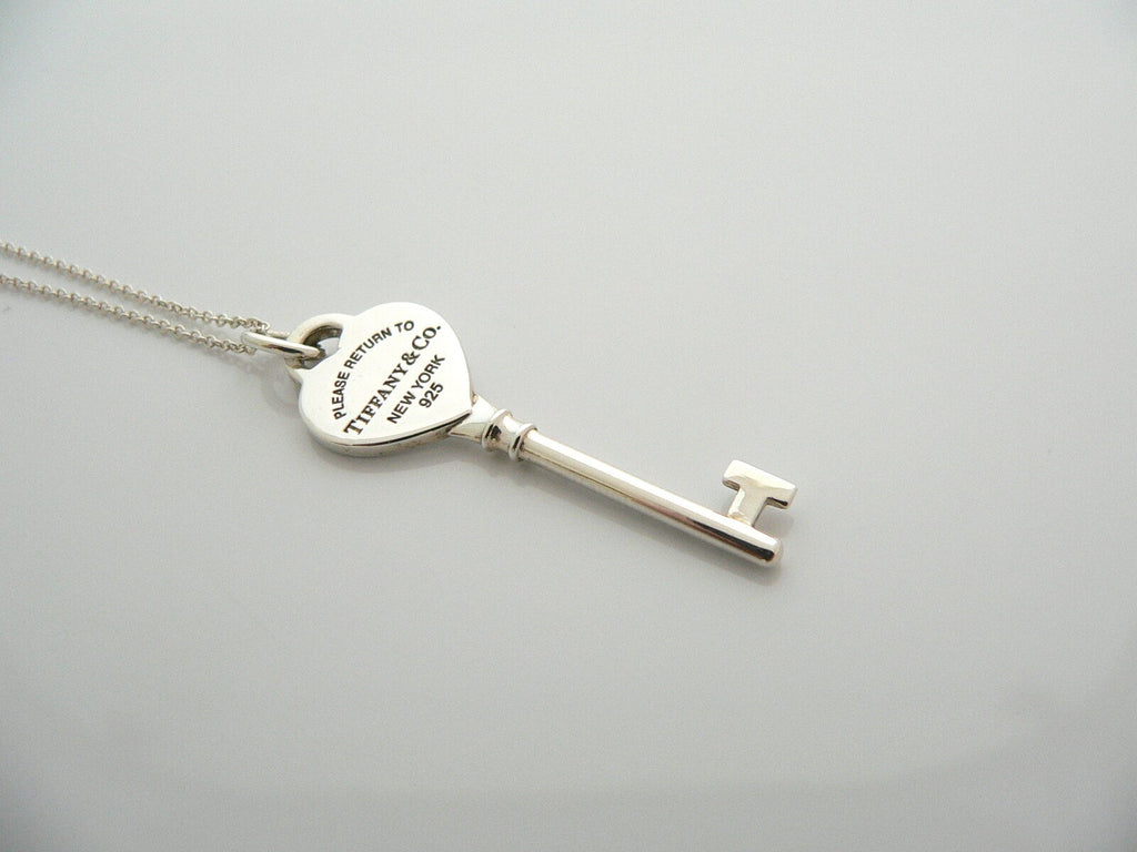 Return to tiffany outlet heart key pendant