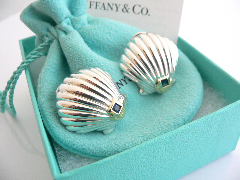 Blue tiffany cheap earrings