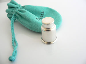 Tiffany & Co Milk Can Pill Box Case Trinket Container Silver Love Gift Pouch Art