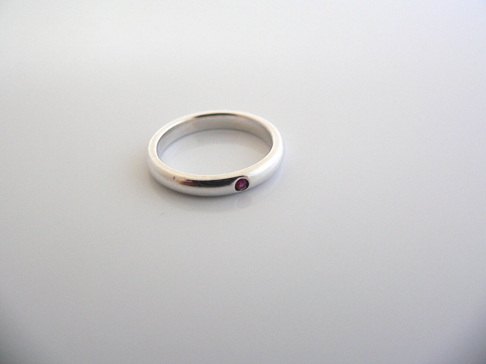 Tiffany and co silver band ring deals