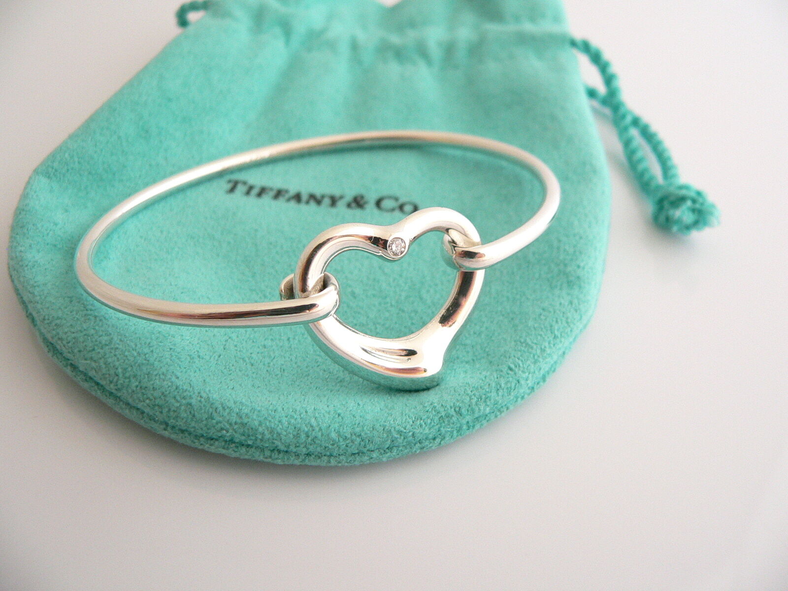 Tiffany heart bangle bracelet sale