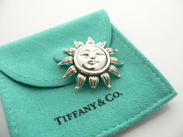 Tiffany & Co Sun Pin Nature Brooch Love Gift Pouch You are my Sunshine Statement