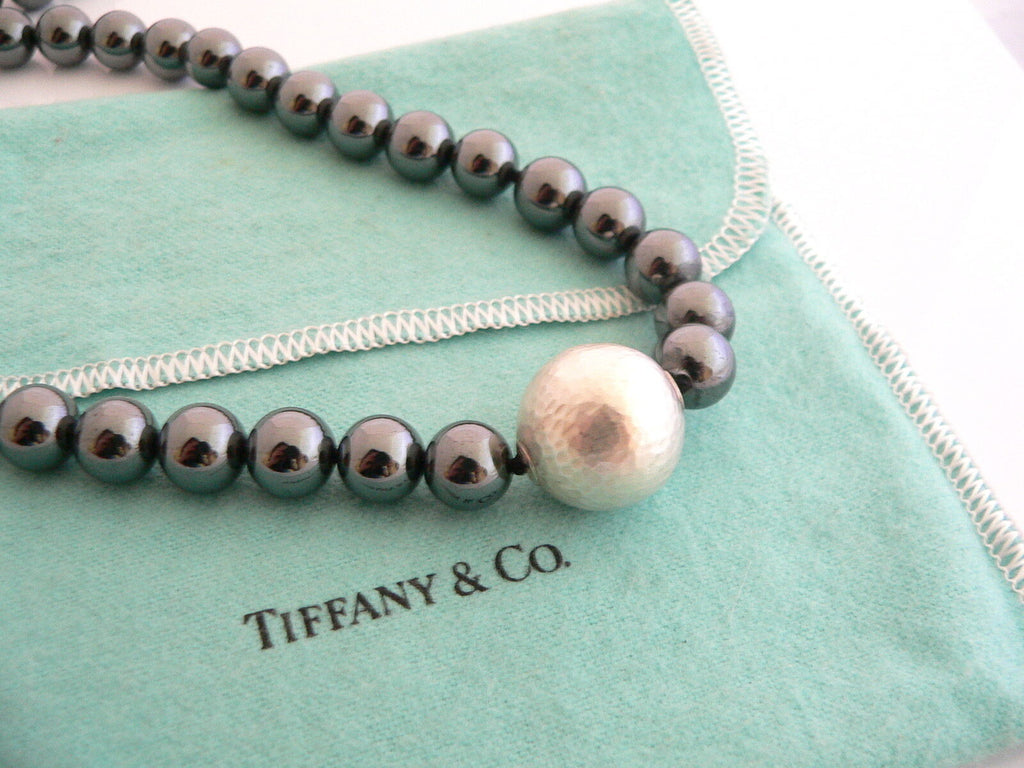 Tiffany hematite deals necklace