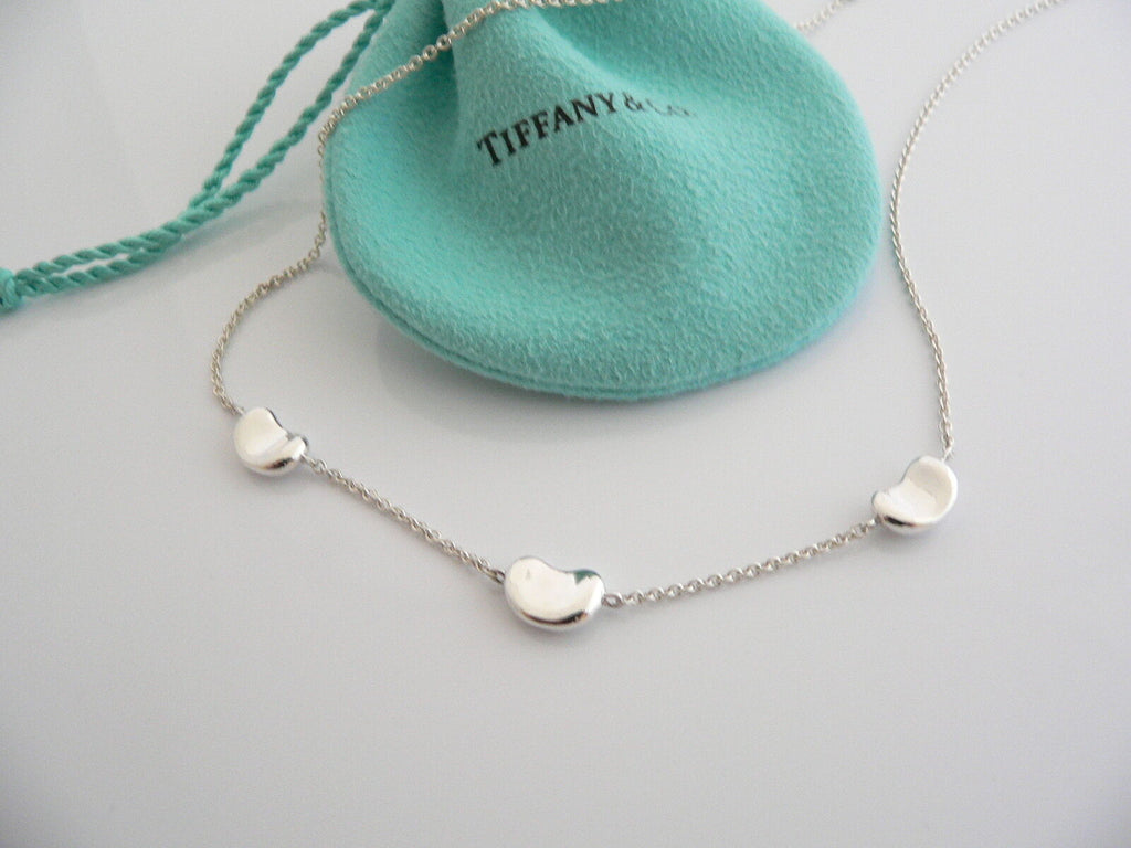 Tiffany jewelry bean necklace shop